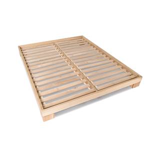 Futonbett CUBE, Buchenholz Buche Dekor - Breite: 140 cm