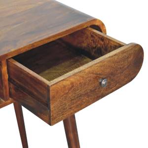 KONSOLENTISCH London Braun - Massivholz - Holzart/Dekor - 90 x 80 x 45 cm