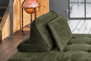 Sofa mit Hocker WIOLO Dunkelgrau