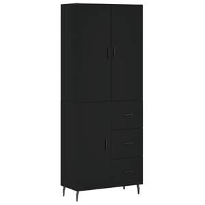 Highboard DE4947 Schwarz - Holzwerkstoff - 34 x 180 x 70 cm