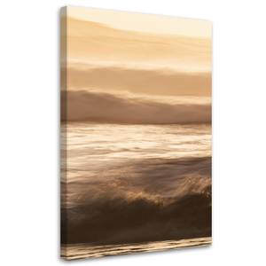 KUNSTDRUCK Golden Waves at Sunset 70 x 100 cm