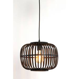 Suspension Sassa Noir - Bambou - 34 x 24 x 34 cm