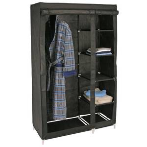 Garderobe 435299 Schwarz - Metall - 46 x 178 x 110 cm