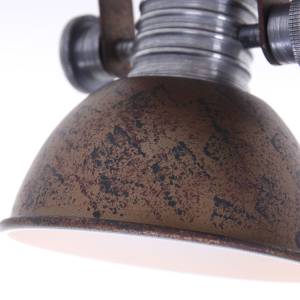 Strahler, Spots & Aufbaustrahler Fer / Aluminium - 1 ampoule - Marron - Blanc - Nb d'ampoules : 2