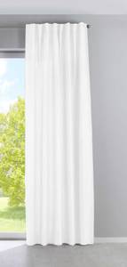Vorhange Cationic Seidenmatt Landhaus Weiß - 140 x 250 cm