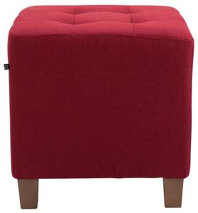 Tabouret bas Pharao Lot de 2 Rouge