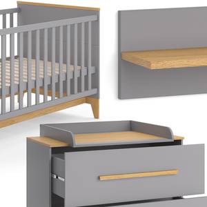 Kinderzimmer-Set Malia 38273 Grau - Eiche