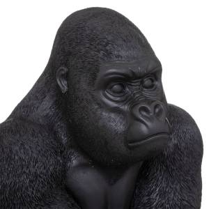 Gorilla-Statuette Beige - 40 x 67 x 45 cm