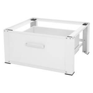 Support pour machine à laver 63x54cm Blanc - Métal - 54 x 32 x 63 cm