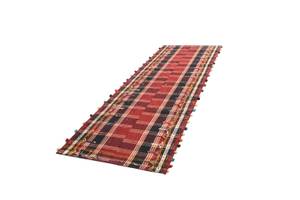 Tapis Jajim CCXXIV Rouge - Textile - 130 x 1 x 417 cm