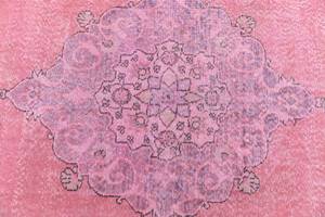 Tapis Ultra Vintage CCXLVIII Rose foncé - Textile - 152 x 1 x 297 cm