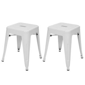 Tabouret A73 (lot de 2) Blanc