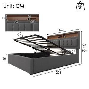 Doppelbett M019-01 160 x 25 x 200 cm