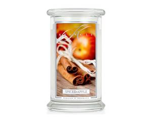 Große Classic Candle Spiced Apple Weiß - Wachs - 10 x 17 x 10 cm