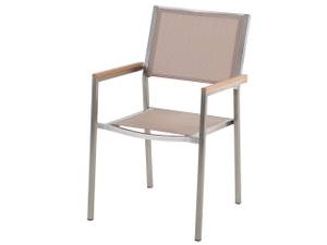 Set de salle à manger COSOLETO Beige - Argenté - Blanc - Lot de 6