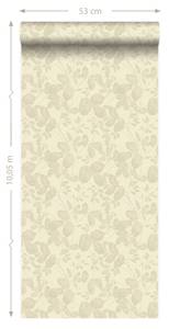 Tapete Blätter 7020 Beige