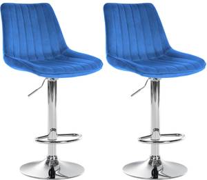 Barhocker Toni 2er Set Blau