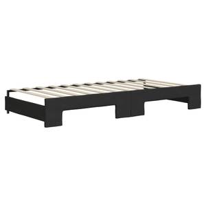 Lit de jour avec Lit gigogne 3030076-3 Noir