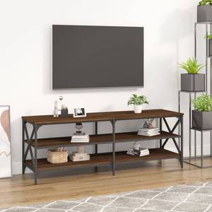 TV-Schrank D784 Eiche Schwarzbraun Dekor