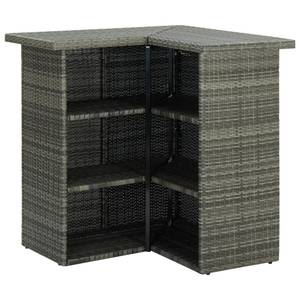 Bar de jardin (lot de 16) 3005785-1 Anthracite - Gris