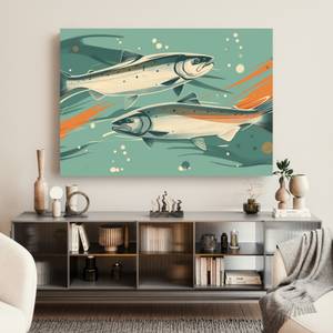 Bild Fisch Abstrakt I 120 x 80 cm