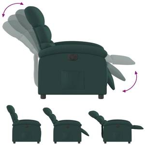 Fauteuil inclinable électrique 3032262-4 Vert foncé