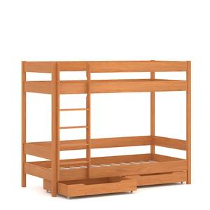 Etagenbett Massivholz&MDF 200x90 Teak Teak Dekor - 97 x 207 cm