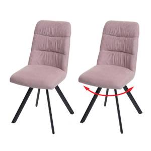 Chaise salle à manger J69 (lot de 2) Rose vieilli