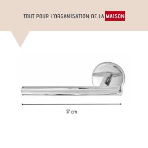 Porte papier toilette Marron - Verre - 8 x 26 x 11 cm