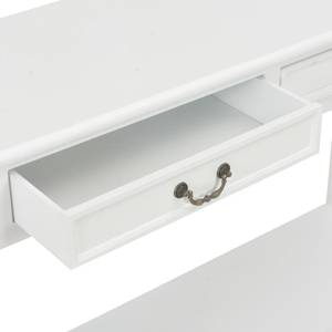 Console 297705 Blanc - Métal - Bois/Imitation - 35 x 80 x 110 cm