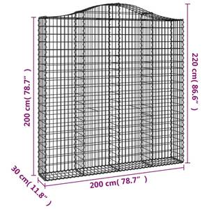 Gabionenkorb 3017642-1 200 x 220 cm