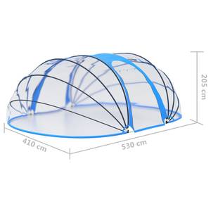 Poolüberdachung 3007812 Tiefe: 530 cm