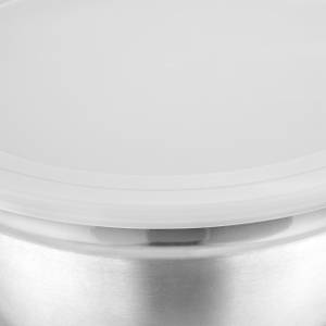 Set de cuisine bol mélangeur saladier Argenté - Blanc - Métal - Matière plastique - 26 x 13 x 26 cm