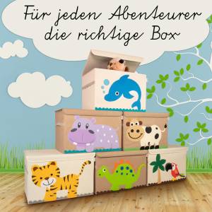 Lifeney Aufbewahrungsbox Kinder 51 cm Kunststoff - 37 x 4 x 52 cm