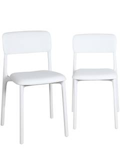 Chaise visiteur RIM (lot de 2) Blanc