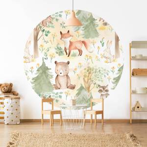 Fuchs und Hase mit Bäumen 50 x 50 cm