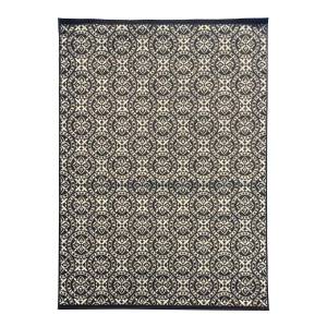 Tapis salon AF1 RONTRI 80x150 noir 80 x 150 cm