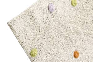 Waschbarer Baumwollteppich, MULTI DOTS Beige - Textil - 120 x 160 cm