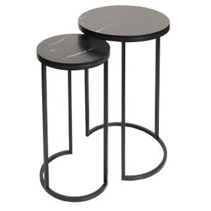 Lot de 2 tables d'appoint K46 Noir