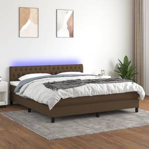 Boxspringbett 3017265-24 Dunkelbraun - Breite: 180 cm