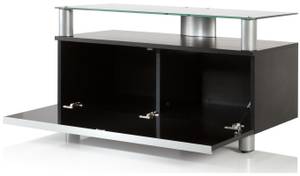 TV-Rack Clano Schwarz - Hochglanz Schwarz