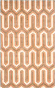 Teppich Leta handgetuftet Grau - Orange - 120 x 180 cm