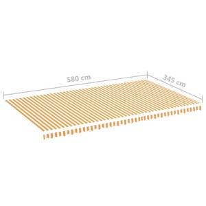 Markisenbespannung 3007858-4 Tiefe: 580 cm