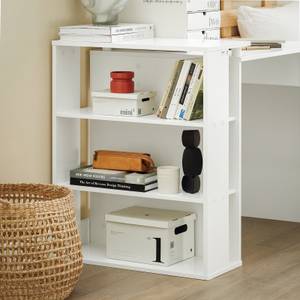 Bureau FWT35-W Blanc - Bois manufacturé - 101 x 76 x 60 cm