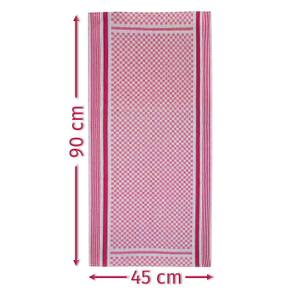 10er Set Grubentücher 45x90 cm Baumwolle Rot - Textil - 45 x 5 x 90 cm