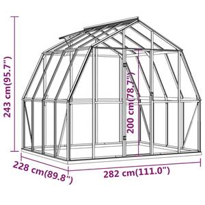 Serre 3013181 Profondeur : 228 cm