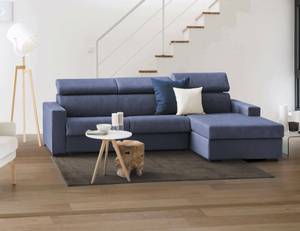 Sofa mit Halbinsel Marica Blau