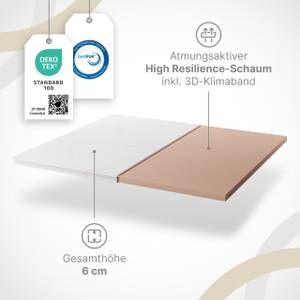 Premium Kaltschaum Topper Breite: 100 cm