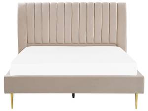 Doppelbett MARVILLE Beige - Gold - Breite: 202 cm