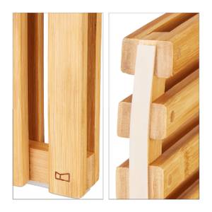 Garderoben Hocker im Bambus Design Braun - Bambus - 45 x 46 x 31 cm